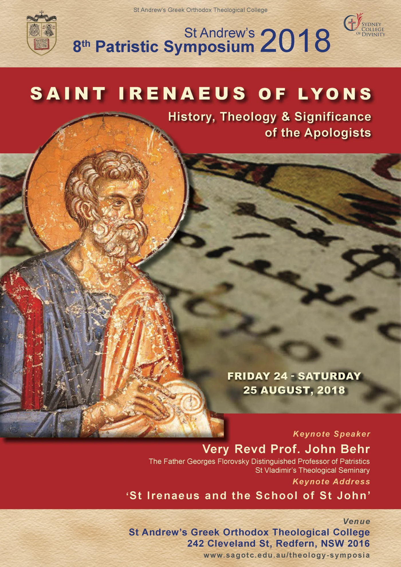 Patristic Symposium at St Andrew’s