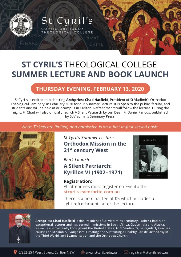 Summer Lecture: Fr Chad Hatfield