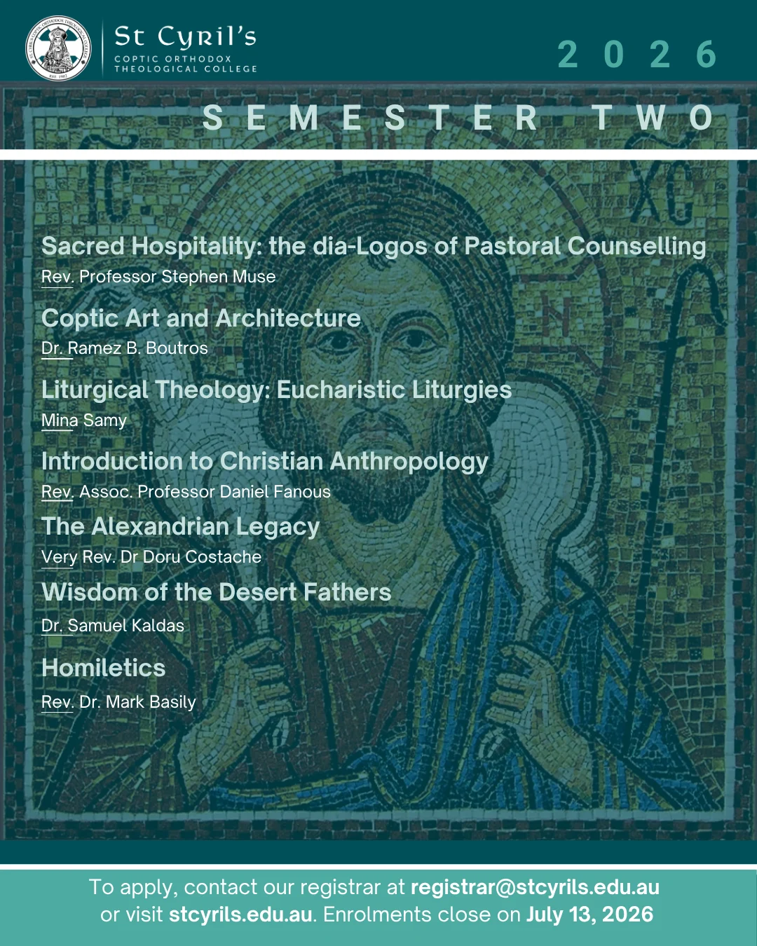 Enrolments for Semester 2 are now open!